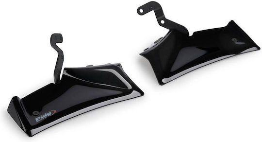 Puig Front Motorcycle Spoilers for Yamaha MT-10 Black 1pcs