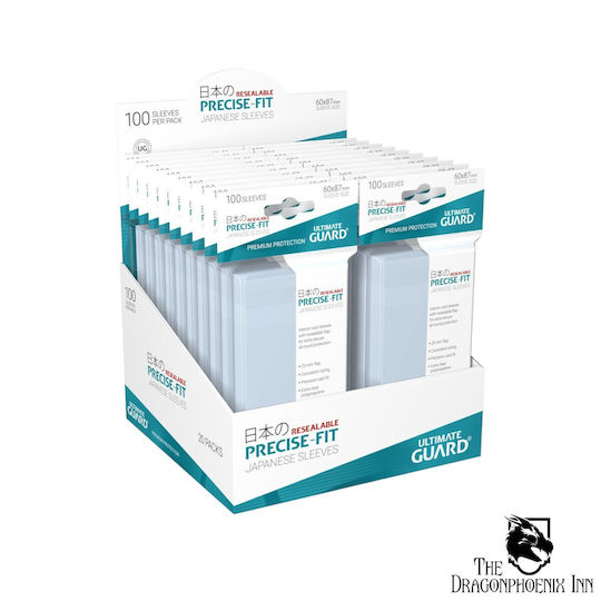 Ultimate Guard Manșoane Interioare Precise-Fit Yu-Gi-Oh Dimensiune Japoneză 100 Bucăți Transparente