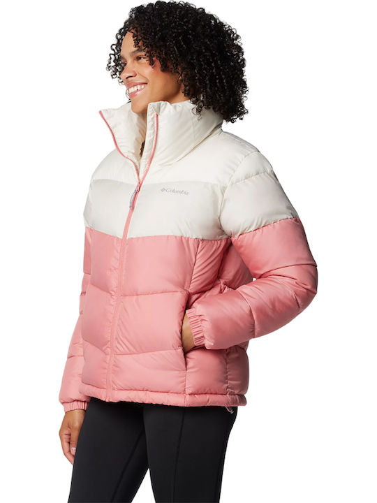 美品 00s Columbia 短丈 down puff jacket y2k Columbia Puffect Ii Women's Short Puffer Jacket for Winter Pink