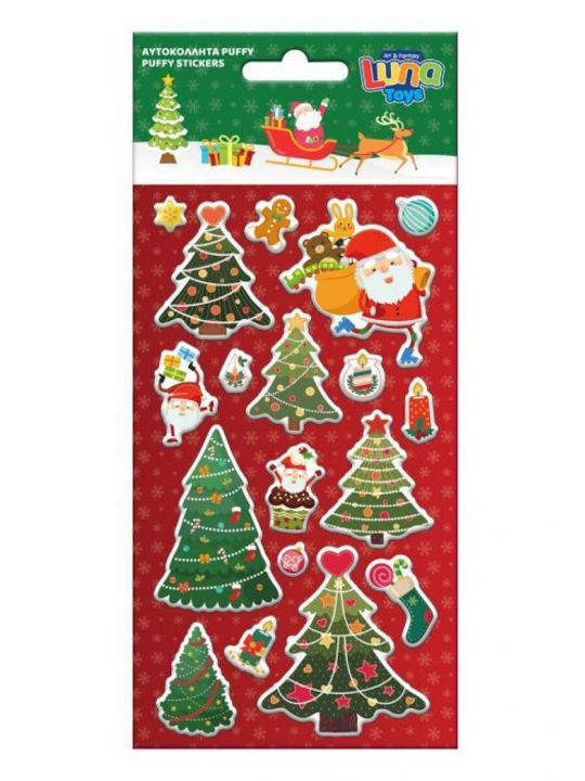 Luna Christmas Puffy Glitter