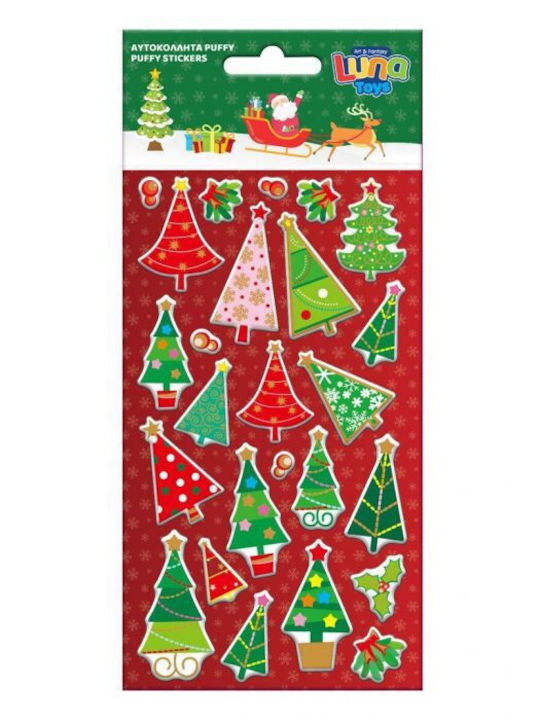 Luna Christmas Puffy Glitter