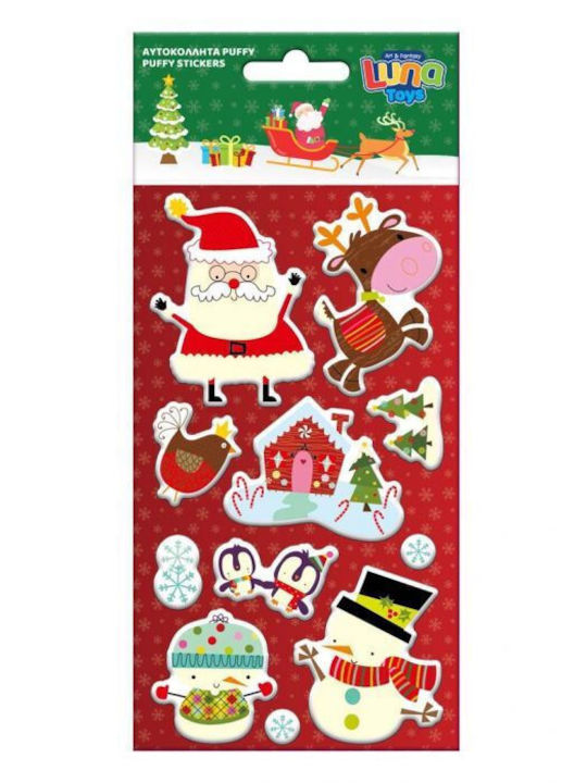 Luna Christmas Puffy Glitter