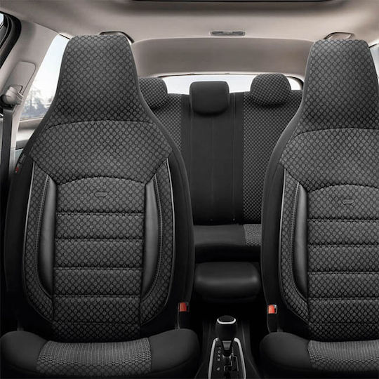 Auto Gs Front Car Covers 11pcs Cotton Sport Black
