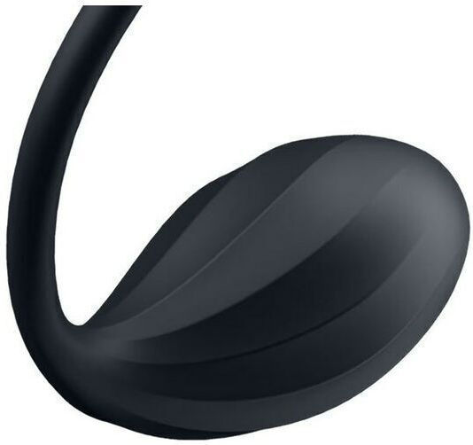 Satisfyer Ribbed Petal Vibrator for Couples with Remote Control Black