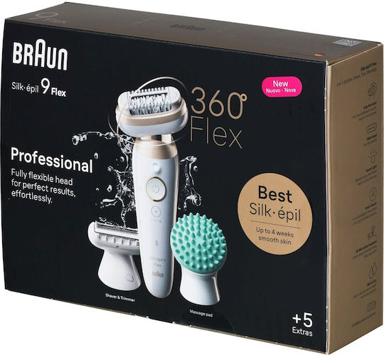 Braun Silk-Epil Αποτριχωτική Μηχανή Epilator για Πρόσωπο & Σώμα