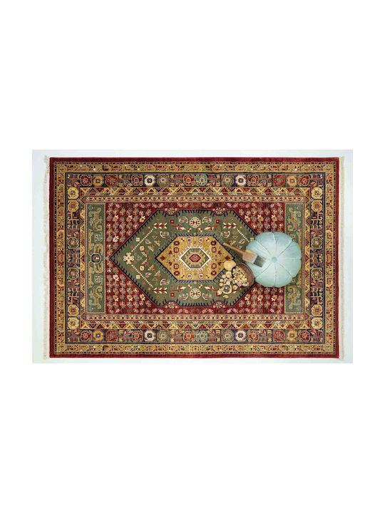 Ezzo Orient D008a A Rug Fireplace Rectangular Al Red