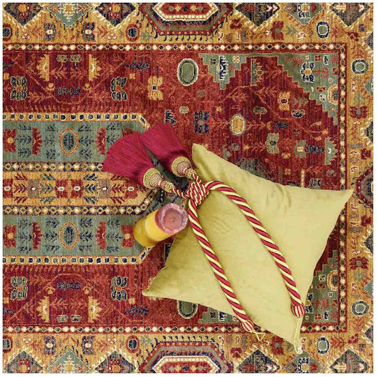 Ezzo Orient 9544a Teppich Rechteckig Synthetisch,Polyester/Cotton/Leather Red