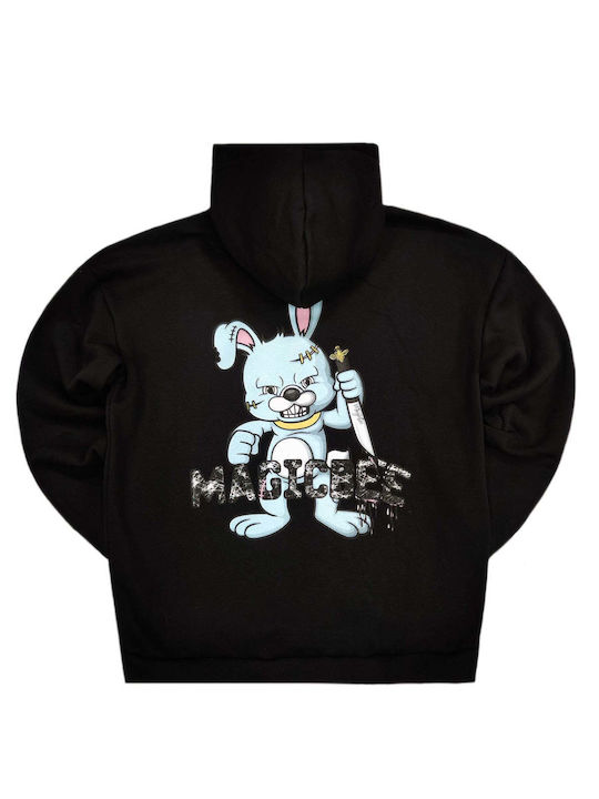 Magic Bee Men's Sweatshirt with Hood black