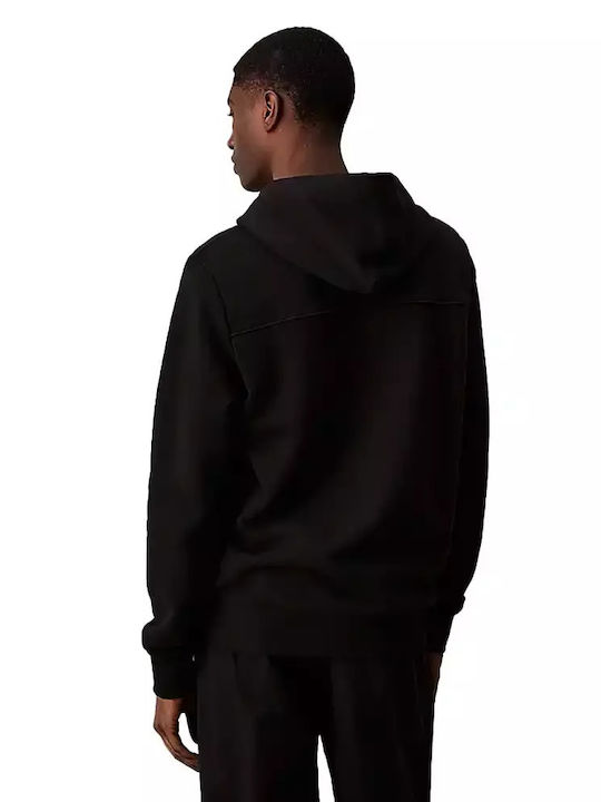 Calvin Klein Logo Men's Sweatshirt with Hood Black