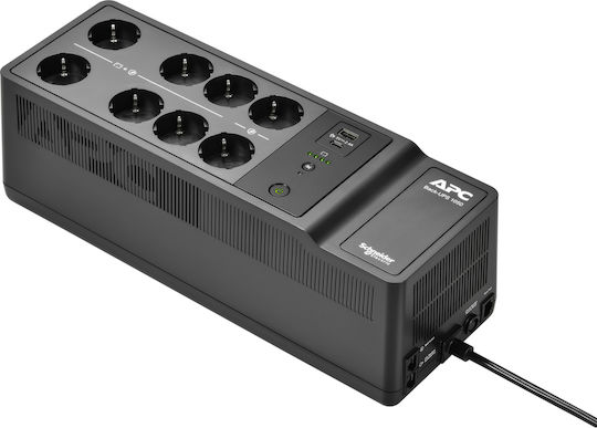 APC BackUPS 600W with 8 Schuko Power Plugs