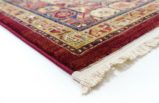 Ezzo Orient D008a Teppich Rechteckig Synthetisch,Polyester/Cotton/Leather Red