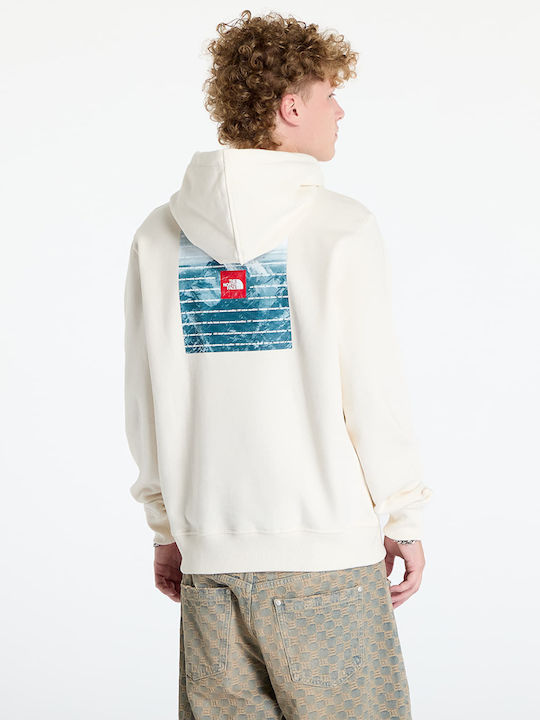 Sweatshirt with Hood White Dune
