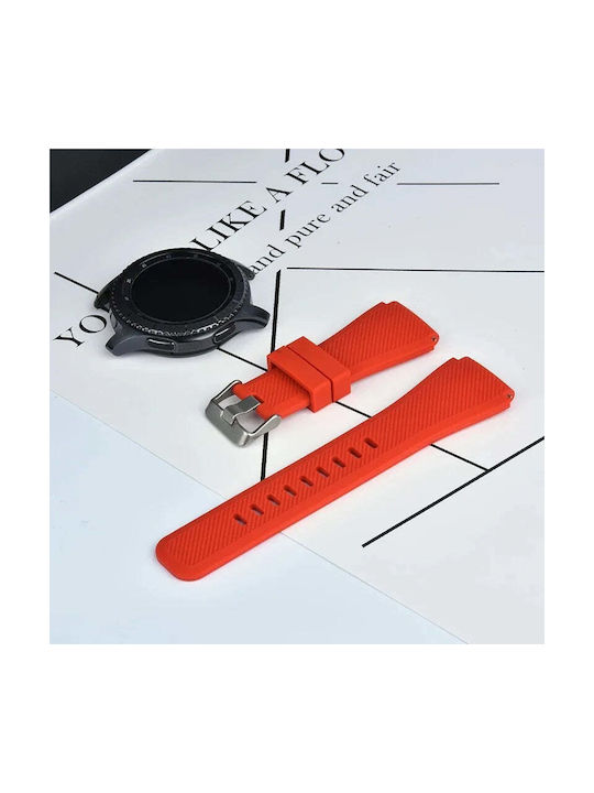 Strap Silicone Black (Galaxy Watch (46mm) / Gear S3Apple Watch 38/40/41/42mmAmazfit PaceRealme Watch 2)