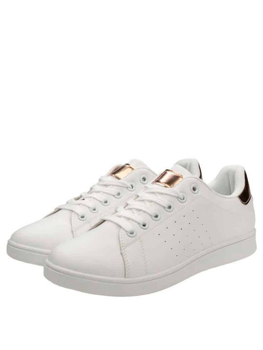 Plato Femei Sneakers White-gold