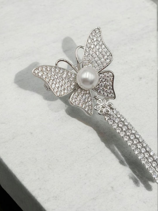 Pin made of Silver White