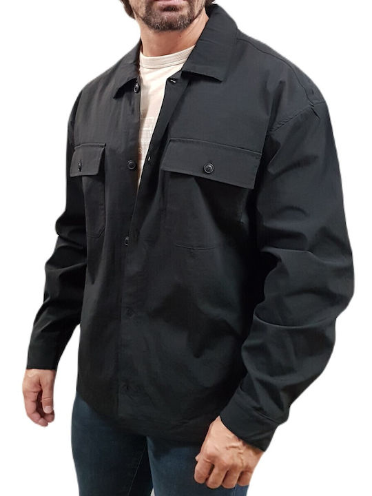Jack & Jones Overshirt Relaxed Fit Schwarz