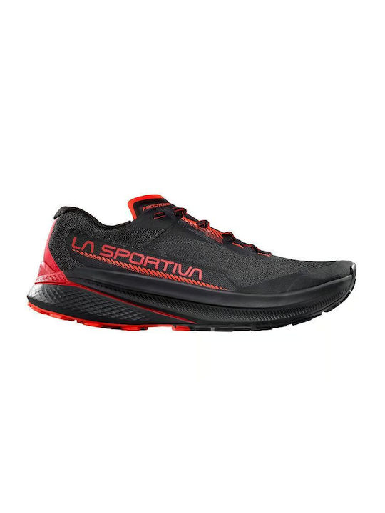 La Sportiva Prodigio Trail Black / Tango Red