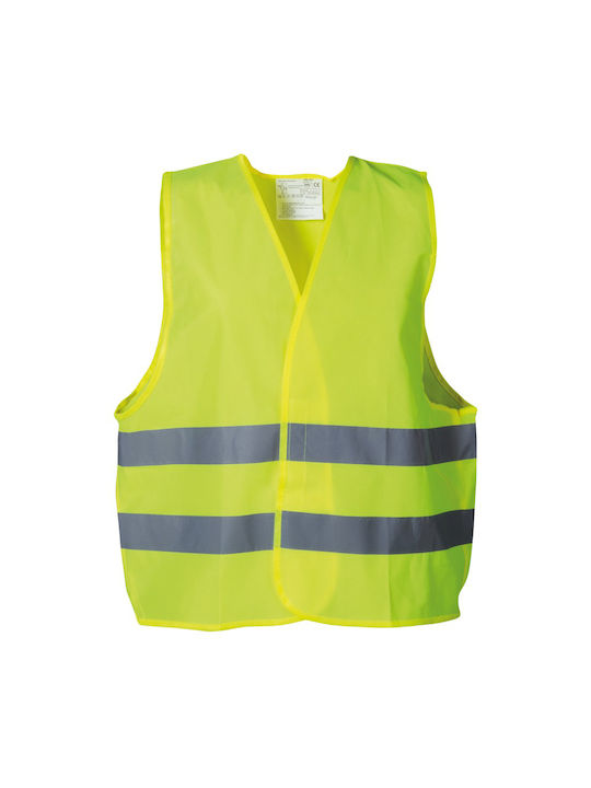 Bormann Men's Safety Vest with Reflective Film Yellow