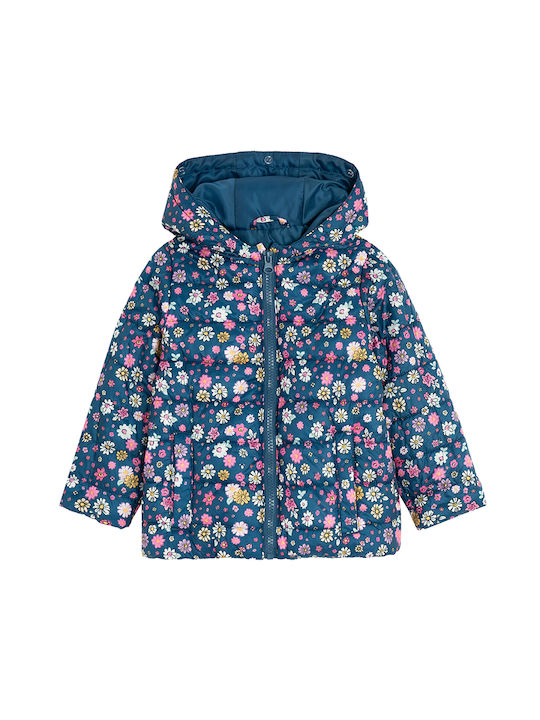 Kids Casual Short Jacket with Lining and Hood Pink