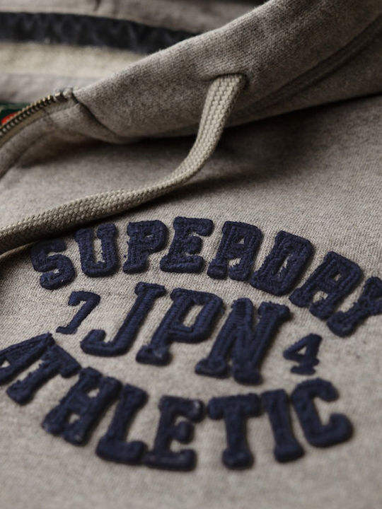 M Vintage Athletic Sweatshirt Gray