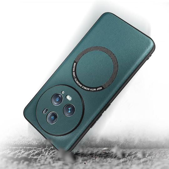 Magsafe Case Honor Magic 5 Pro Semi-rigid Magnetic Dark Green