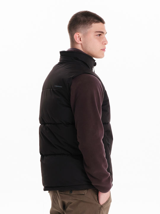Sleeveless Winter Jacket Puffer Black