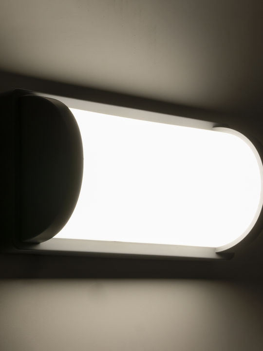 GloboStar Celestial Wall-Mounted Outdoor Ceiling Light LED IP65 15W with Natural White Light