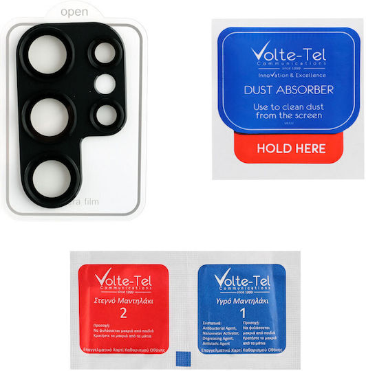 Volte-Tel Glass Cover Προστασία Κάμερας Tempered Glass Μαύρο για το Galaxy S24 Ultra