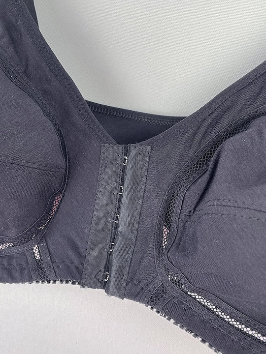 Bra without Padding without Underwire Black