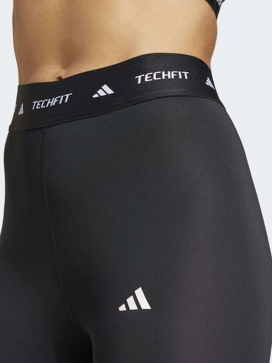 Techfit Training Γυναικείο Cropped Κολάν Σύσφιξης Μαύρο