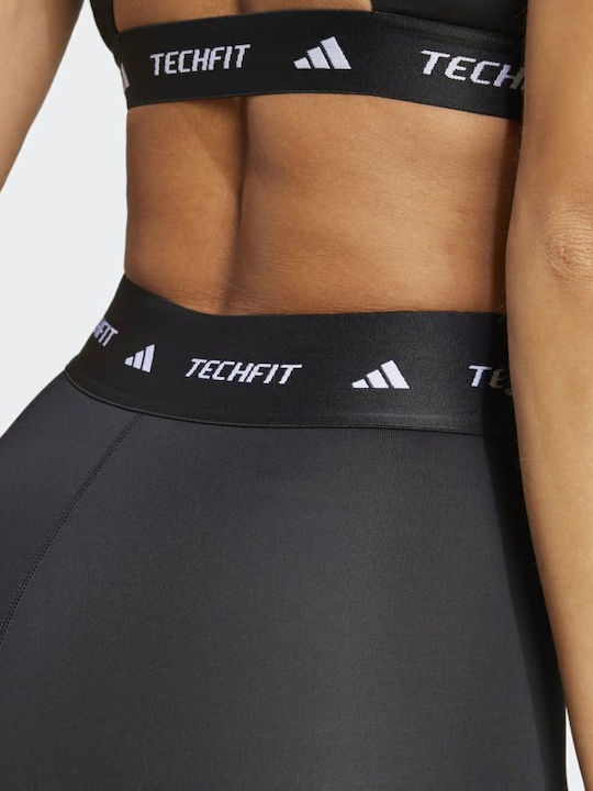 Techfit Training Γυναικείο Cropped Κολάν Σύσφιξης Μαύρο