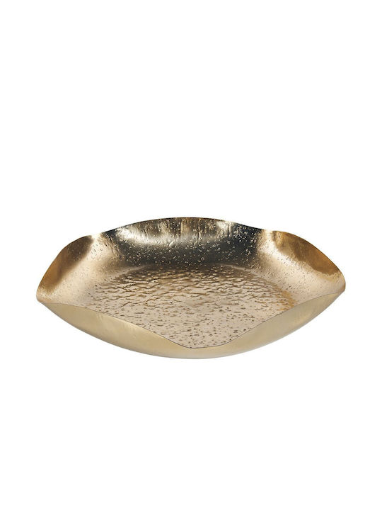 Beliani Set dekorative Platten Gold 3Stück