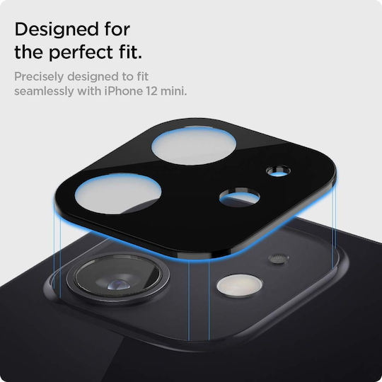 Techsuit Full Kameraschutz Gehärtetes Glas für das iPhone 12.