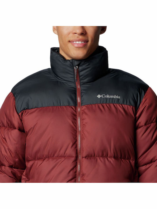 Winter Jacket Puffer Burgundy