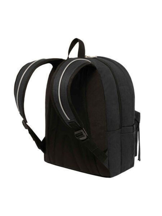 Polo Original Double Scarf School Bag Backpack Junior High-High School in Black color 2024