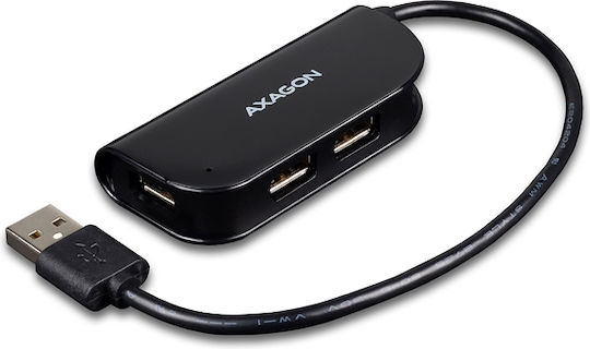 Axagon Hub 4 Θυρών USB 2.0 με σύνδεση USB-A