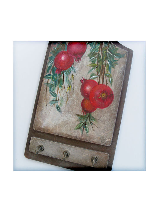Artifact Κλειδοθήκη Τοίχου Ξύλινη 15x25cm