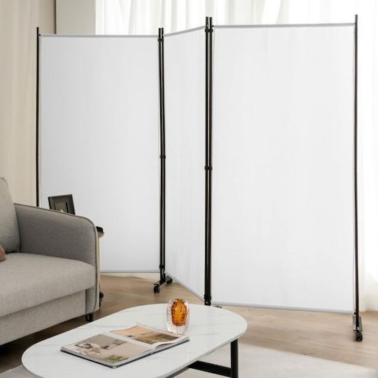 Costway Decorativ Paravan Metalic 262x180cm