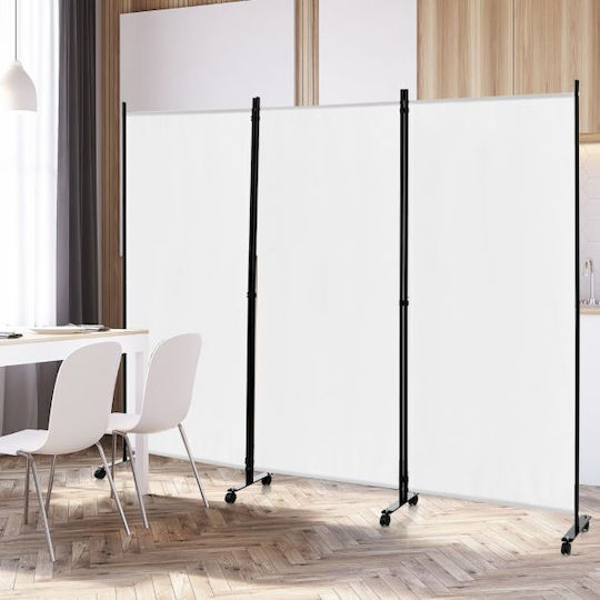 Costway Decorativ Paravan Metalic 262x180cm