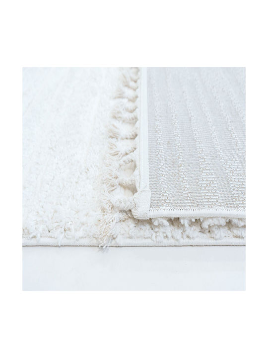 Ezzo Σετ Shaggy Χαλιά Κρεβατοκάμαρας Cream 12-C828B1A 3τμχ