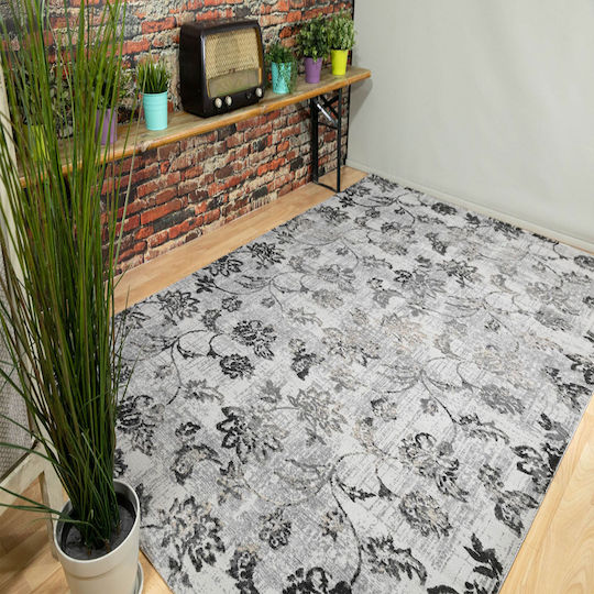 Ezzo Modern Bedroom Rugs Set Grey 12-9679BCD 3pcs