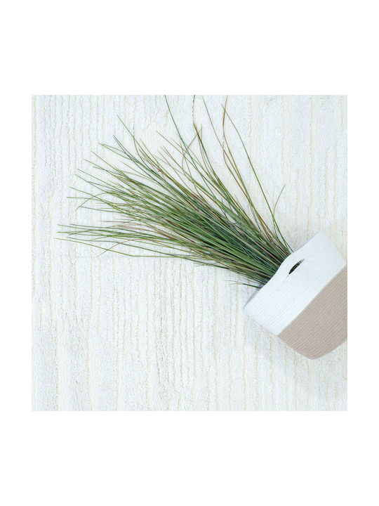 Ezzo Σετ Shaggy Χαλιά Κρεβατοκάμαρας Cream 12-C828B1A 3τμχ