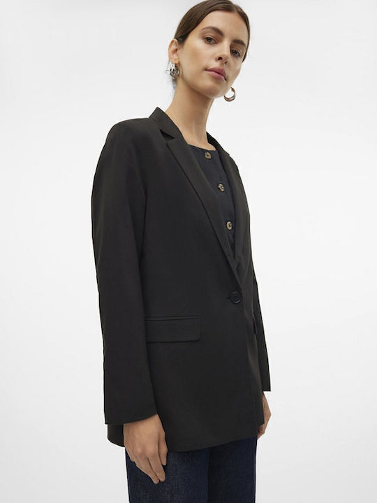 Vero Moda Nila Γυναικείο Σακάκι Μαύρο