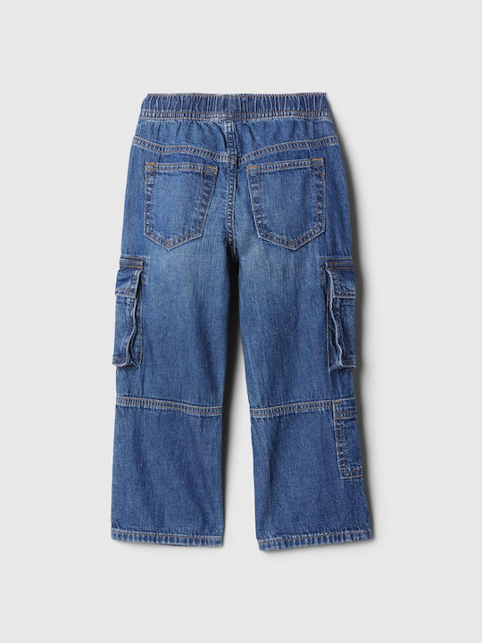 GAP Kids Cargo Trousers dark indigo blue