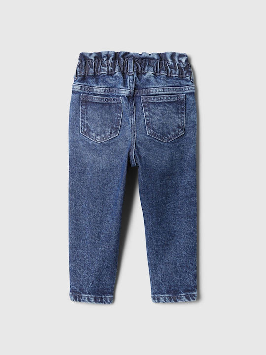 GAP Pantaloni copii din denim spălare închisă