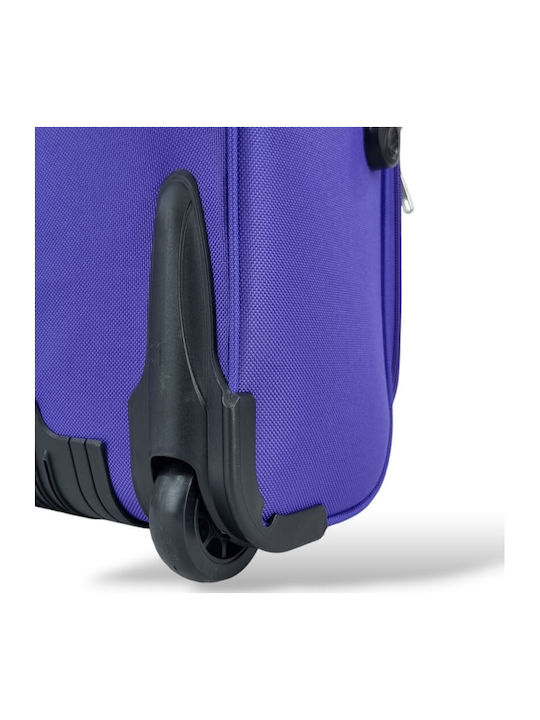 Επαγγελματική Τσάντα Ρόδες 40x35x20 Playbags Collection Tr2206 Μωβ