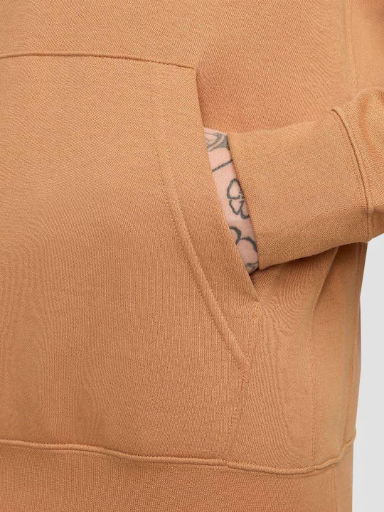 Sportswear Club Sweatshirt With Hood Flax