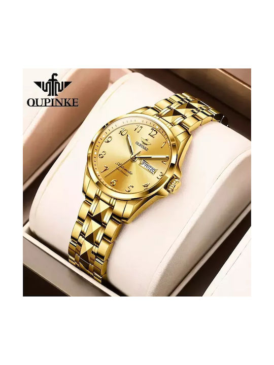 Couples Watch Automatic in Gold Color