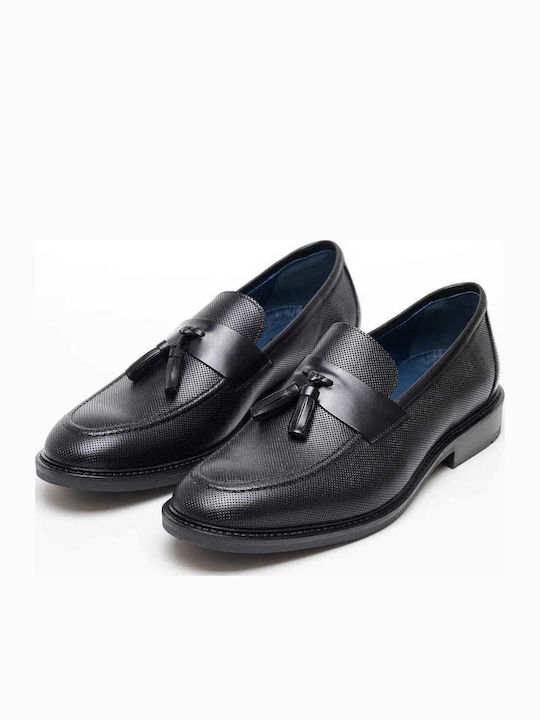 Men's Leather Loafers Black