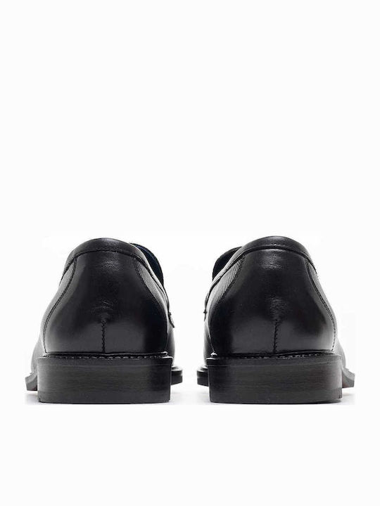 Men's Leather Loafers Black